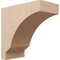 Ekena Millwork 10"W x 20"D x 20"H Classic Moab Rough Cedar Woodgrain TimberThane Corbel, Primed Tan CORUR10X20X20MOARCPR - alternate 1